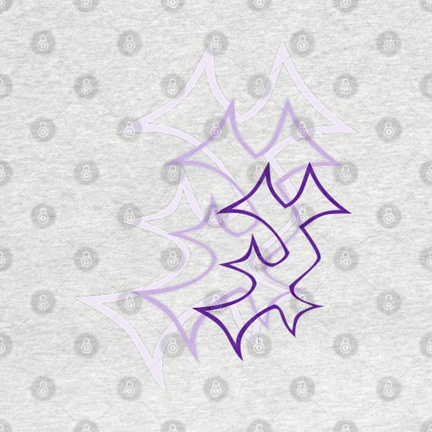 Purple Enochian Symbol "A" (for light backgrounds) by FreakorGeek